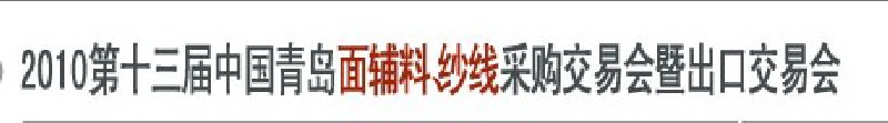 2010第十三屆中國(guó)青島國(guó)際面輔料、紗線采購(gòu)交易會(huì)暨出口交易會(huì)